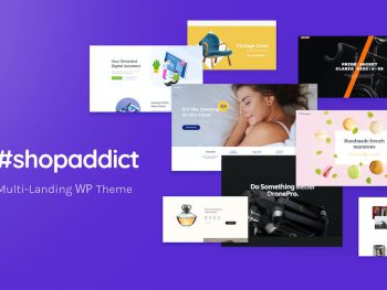 Shopaddict - WPLanding Pages To Sell Anything WordPress Teması