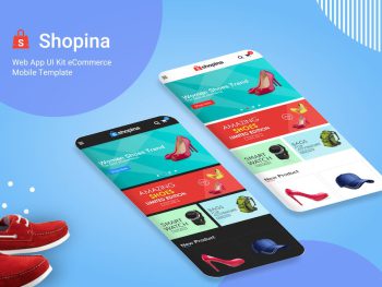 Shopina - Web App UI Kit eCommerce Mobile Template Yazı Tipi