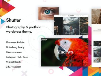 Shutter - Photography WordPress Teması