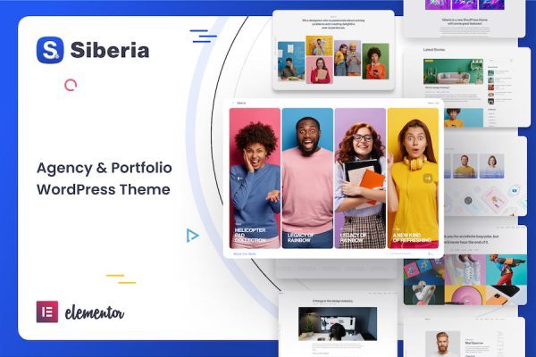 Siberia - Portfolio WordPress Teması