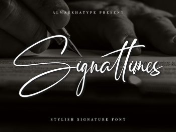 Signattimes - Stylish Signature Yazı Tipi