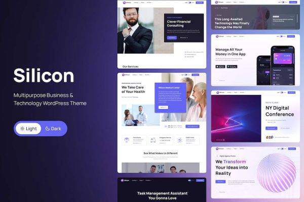 Silicon - Multipurpose Technology WordPress Teması