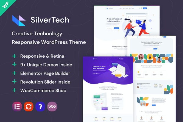 Silvertech - Creative WordPress Teması