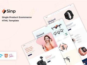 Sinp - Single Product Ecommerce HTML Template Yazı Tipi