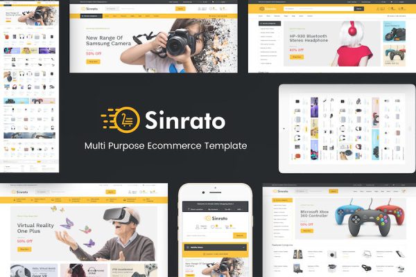 Sinrato - Electronics Theme for WordPress Teması