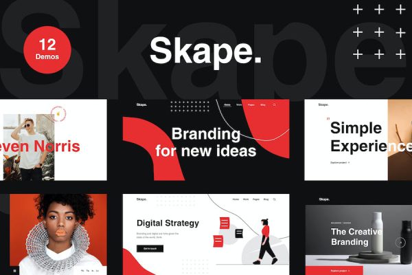 Skape - Creative & Modern Agency WordPress Teması