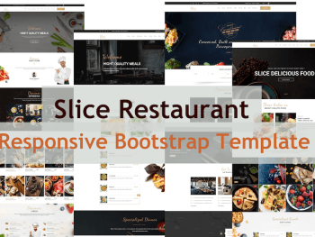 Slice Restaurant - Responsive Bootstrap Template Yazı Tipi