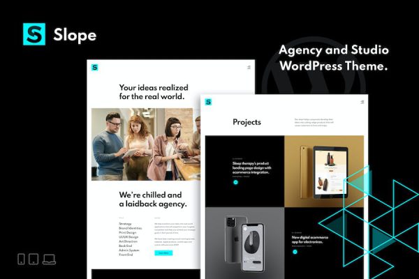 Slope – Agency & Studio WordPress Teması