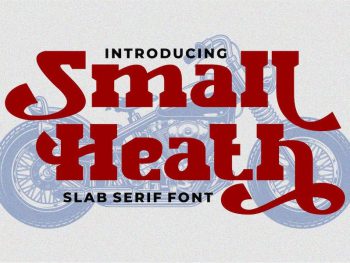 Small Heath - Classic Slab Serif Font Yazı Tipi