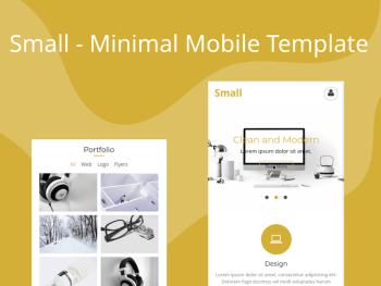 Small - Minimal Mobile Template Yazı Tipi