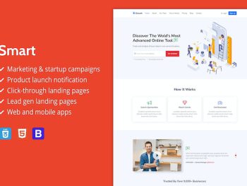 Smart - Marketing HTML Landing Page Template Yazı Tipi