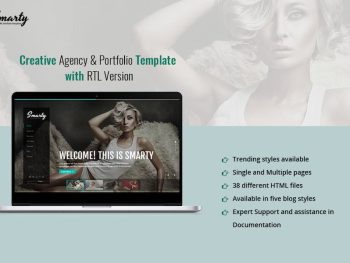 Smarty - Portfolio & Photography HTML Template Yazı Tipi
