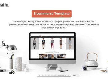 Smile - HTML E-commerce Bootstrap Template Yazı Tipi