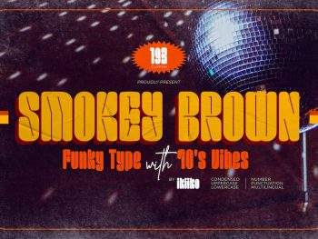 Smokey Brown - Funky Type Yazı Tipi