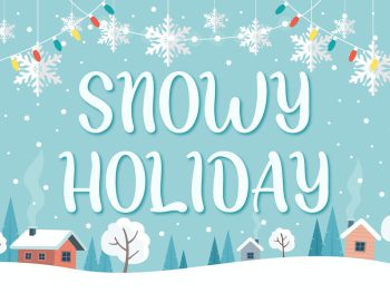 Snowy Holiday - Display Font Yazı Tipi