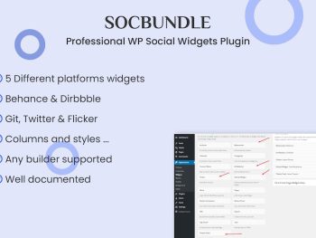 SocBundle - Professional WP Social Widgets Plugin WordPress Eklentisi