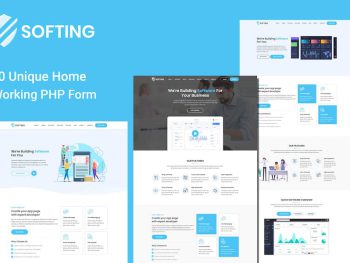 Softing - Software Landing Page Yazı Tipi