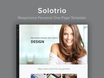 Solotrio - Responsive Personal One-Page Template Yazı Tipi