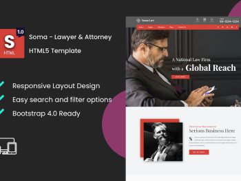 Soma - Lawyer & Attorney HTML5 Template Yazı Tipi