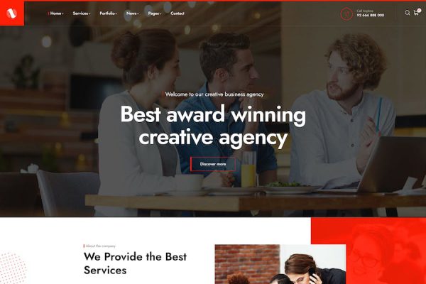 Sominx - Creative Business Agency WordPress Teması