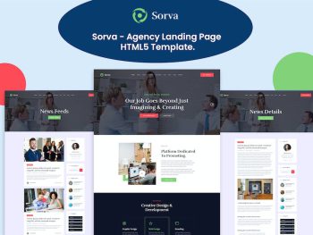 Sorva - Agency Landing Page HTML5 Template Yazı Tipi