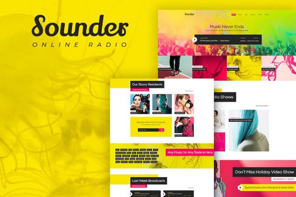 Sounder WordPress Teması