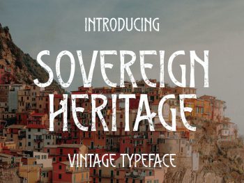 Sovereign Heritage - Vintage Typeface Yazı Tipi