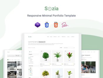 Sozia - Minimal Portfolio HTML Template Yazı Tipi