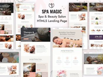 SpaMagic - Beauty Spa Salon Wellness Center HTML Yazı Tipi