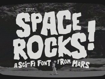 Space Rocks! A Retro 1950s Sci-Fi Font Yazı Tipi