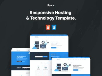 Spark - Responsive Hosting & Technology Template Yazı Tipi