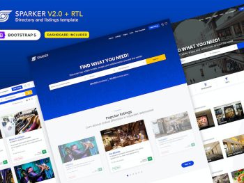 Sparker - Directory and Listings Template Yazı Tipi