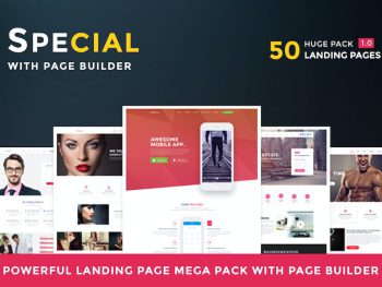 Special - Landing Page HTML Pack Yazı Tipi