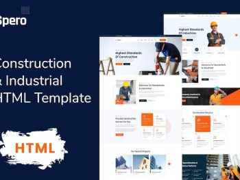 Spero - Construction Industry Bootstrap Template Yazı Tipi