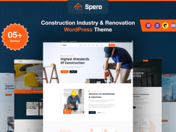 Spero - Construction Industry WordPress Teması