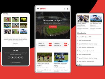 Sport – Mobile Template Yazı Tipi
