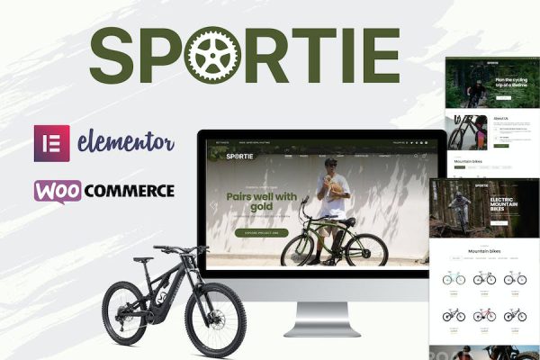 Sportie - Sport WooCommerce Theme WordPress Teması