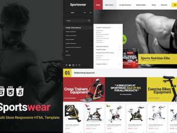 Sportwear | Multi Store Responsive HTML Template Yazı Tipi