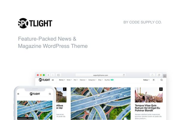 Spotlight - Fast News & Magazine WordPress Teması