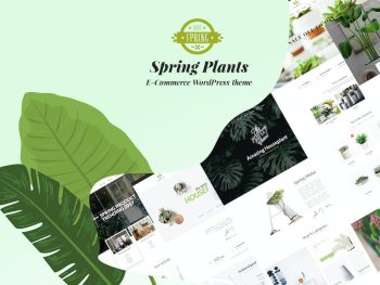 Spring Plants - Gardening & Houseplants WordPress Teması