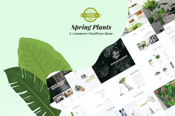 Spring Plants - Gardening & Houseplants WordPress Teması