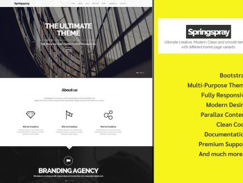 Springspray - Multipurpose HTML5 Template Yazı Tipi