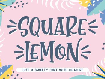 Square Lemon Yazı Tipi