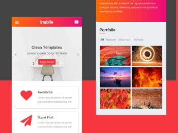 Stabile - HTML Mobile Template Yazı Tipi