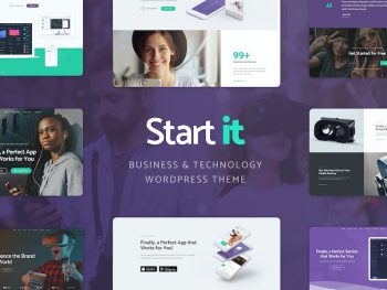 Start It - Technology & Startup WP Theme WordPress Teması