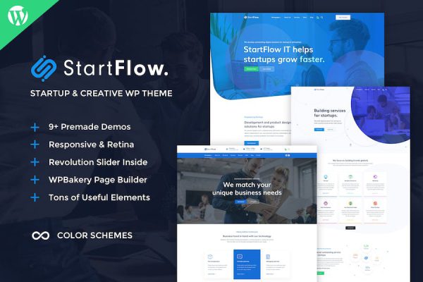 StartFlow - Creative Multipurpose WordPress Teması