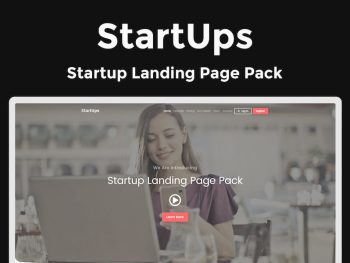 StartUps - Startup Landing Page Yazı Tipi