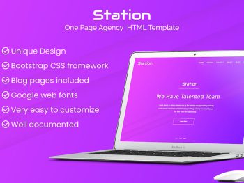 Station - Agency HTML Template Yazı Tipi