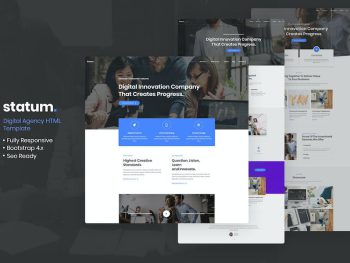 Statum - Business & Agency HTML5 Template Yazı Tipi