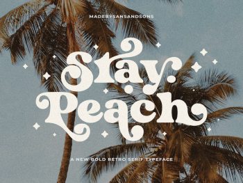 Stay Peach Yazı Tipi